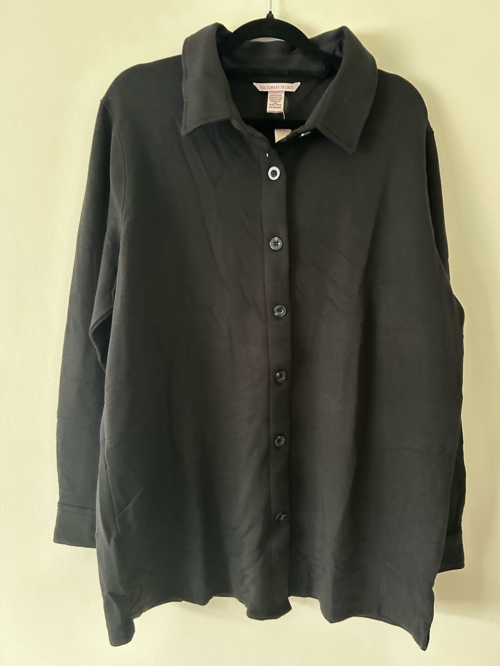 Victoria's Secret Black Oversized Shirt